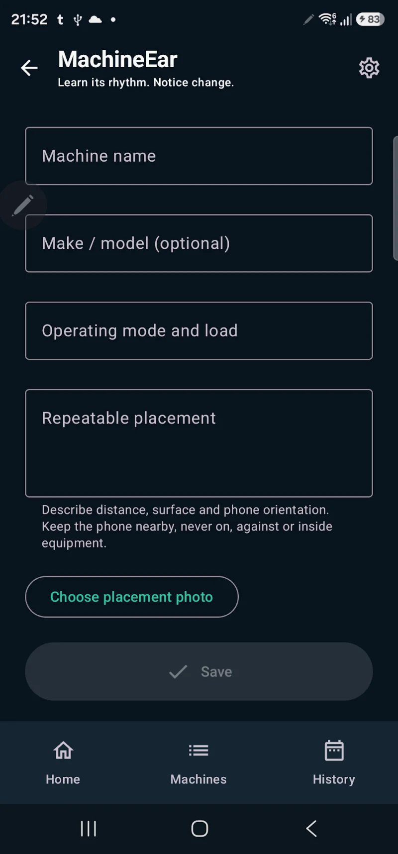 MachineEar — screenshot 1 from Google Play